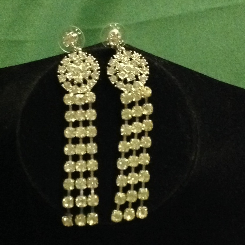 BR crystal chandelier earrings
